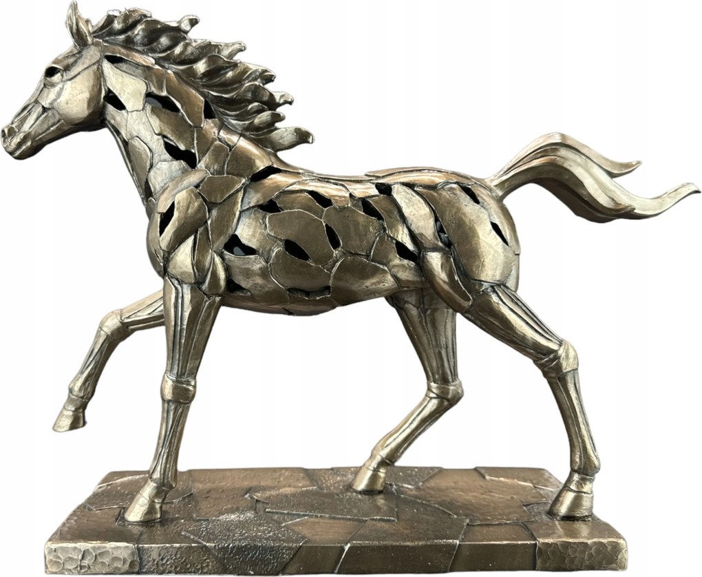 szobor figura Ló A Galoppban Megvilágított Veronese WU78112A1 ajándék