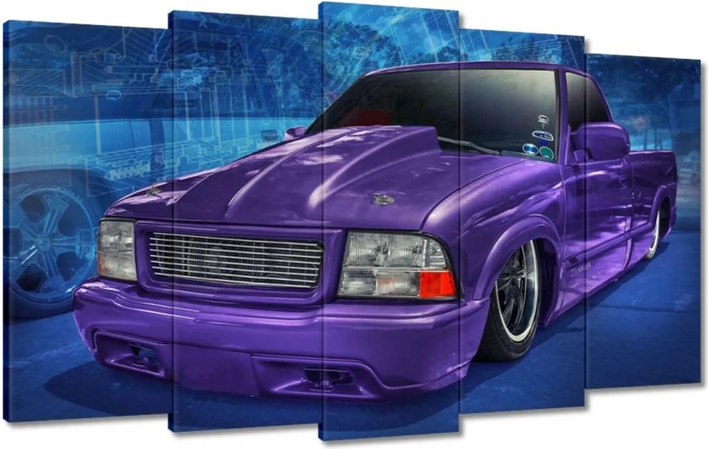Vászonkép 100x60 Lila PickUp S10
