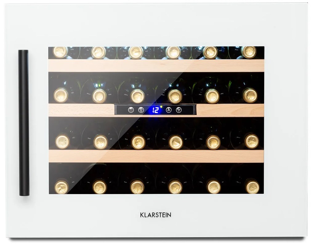 Klarstein Vinsider 24D Built-In, beépített borhűtő, Quartz Edition