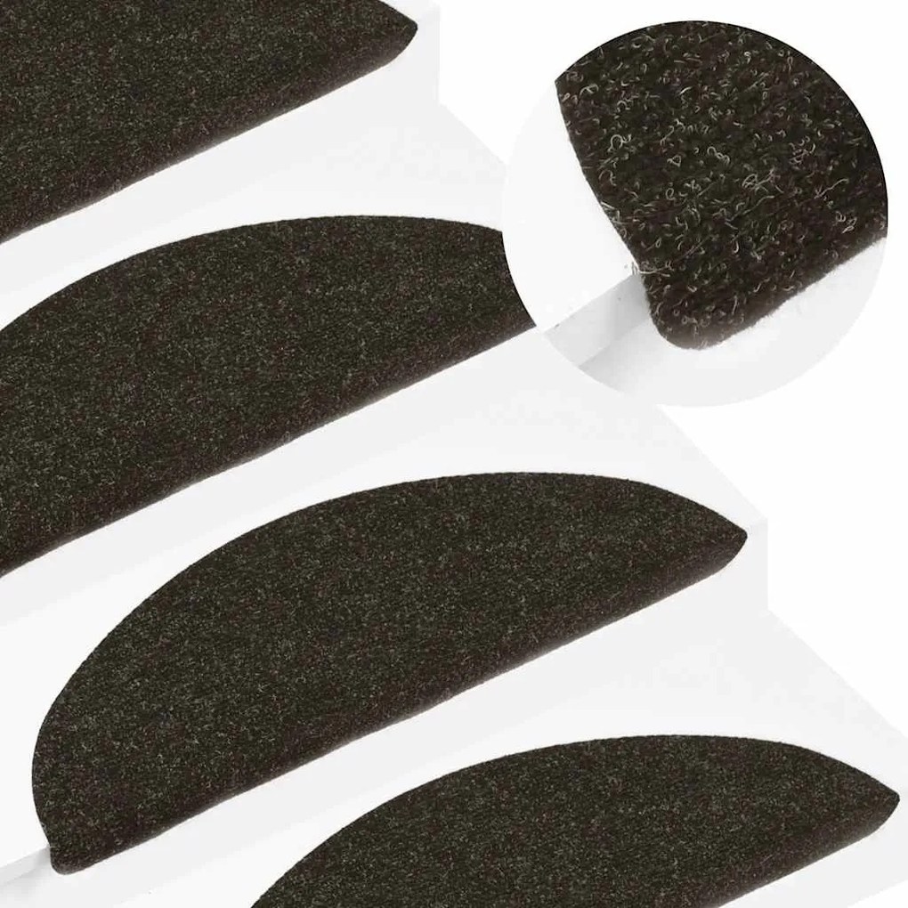 20 db antracitszürke öntapadó lépcsőszőnyeg 65 x 22,5 x 3,5 cm