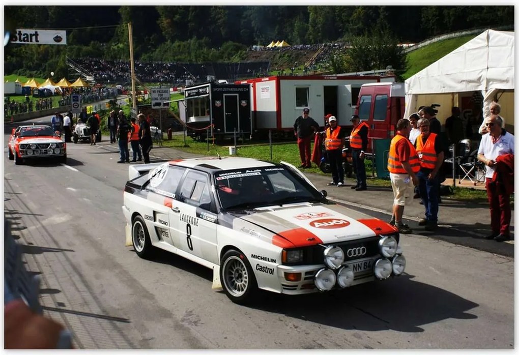 Poszterek 155x105 Audi Quattro a rally-n