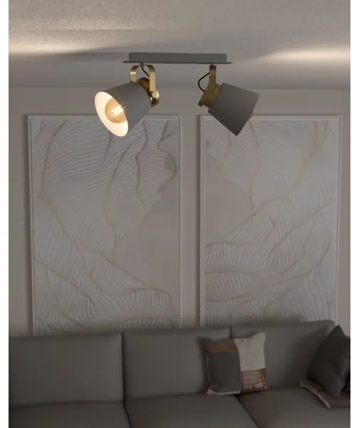 Eglo 43836 - Spotlámpa TWICKEN 2xE27/40W/230V