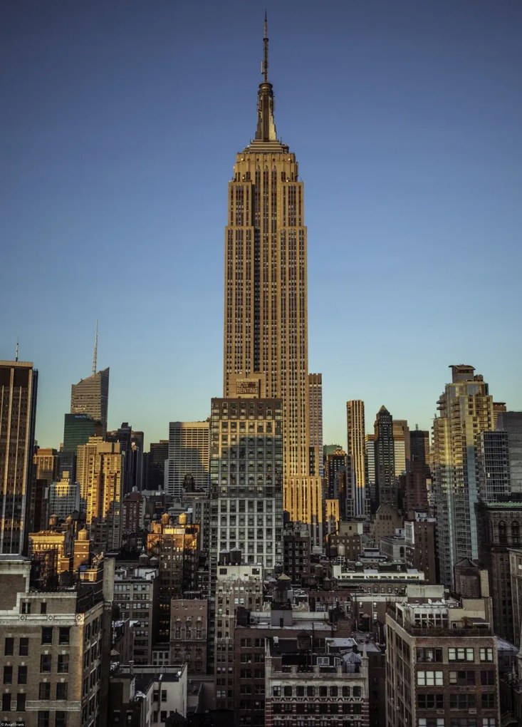 Poszter 39,5x55cm Empire State Building New York Manhattan skyline