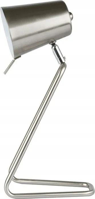 Asztali lámpa ezüst modern fém irodai hálószoba nappali Z