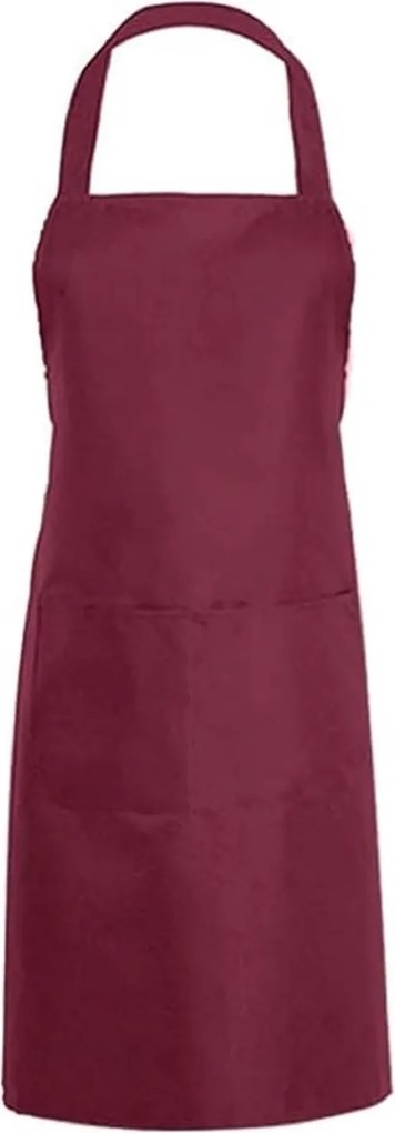 Konyhai kötény Grill kötény bordó pamut