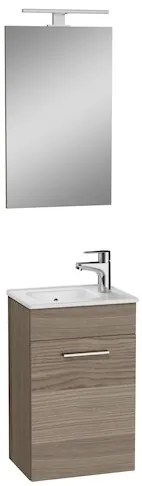 VitrA Mia Fürdőszobabútor szett mosdóval, tükörrel és világítással 39x61x28 cm cordoba MIASET40C