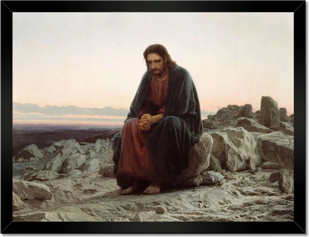 Poszterek keretben 40x30 Jézus Kert Ima