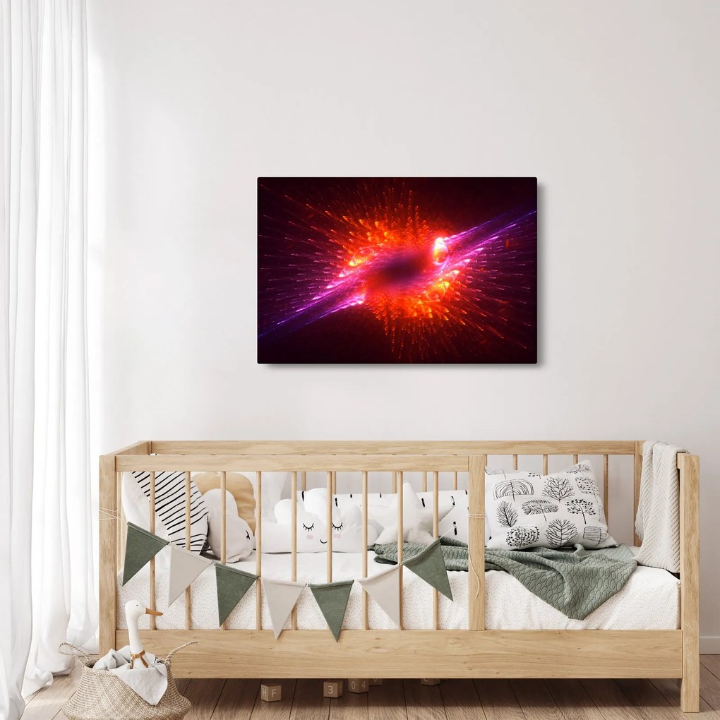 Modern tüskés absztrakció képe (90x60 cm)