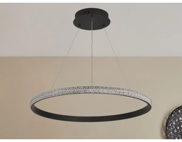 LED dimmelhető csillár zsinóron LED/40W/230V 3000-6500K + távirányítás