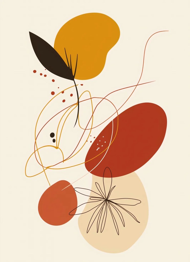 Poszter 40x55cm Színes Ősz dallama