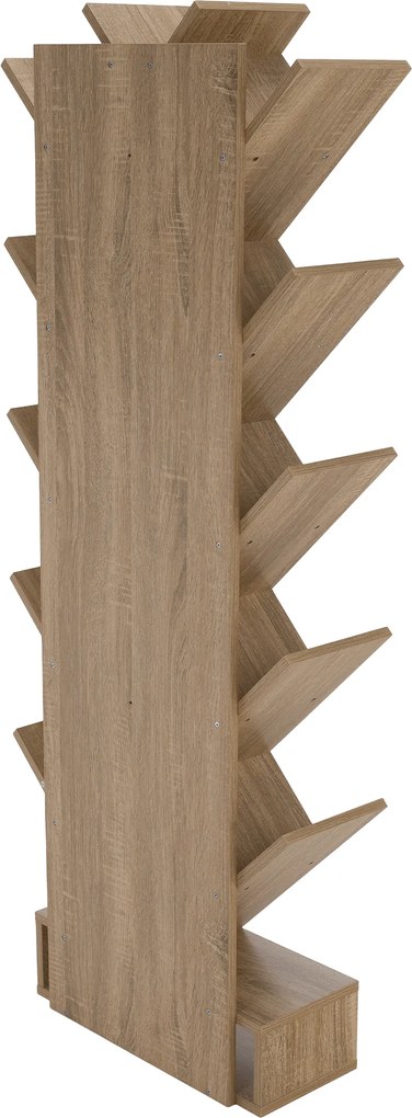 Polcrendszer, szürkésbarna tölgy, VEVEY