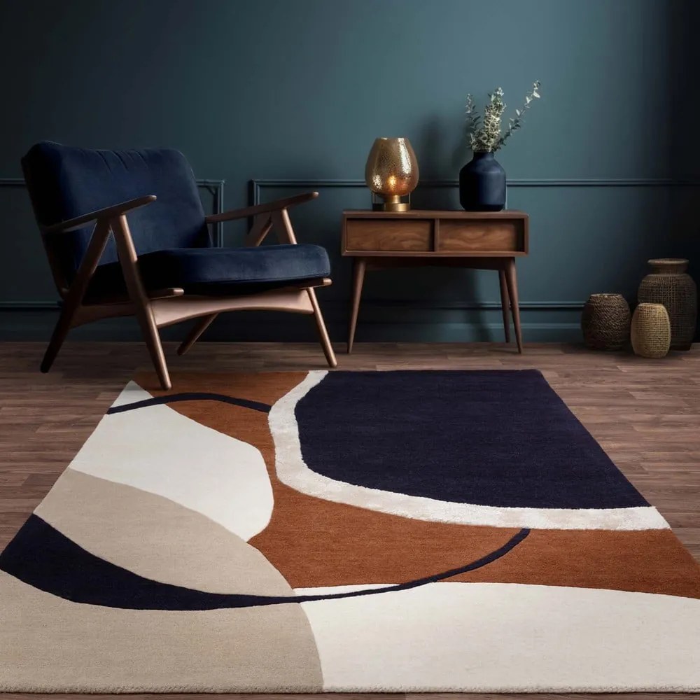 Téglavörös kézi szövésű gyapjú szőnyeg 200x300 cm Matrix – Asiatic Carpets