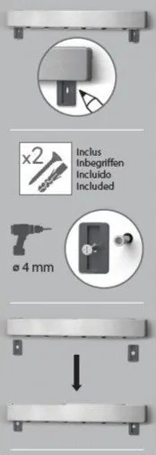 Mágneses késtartó – Metaltex