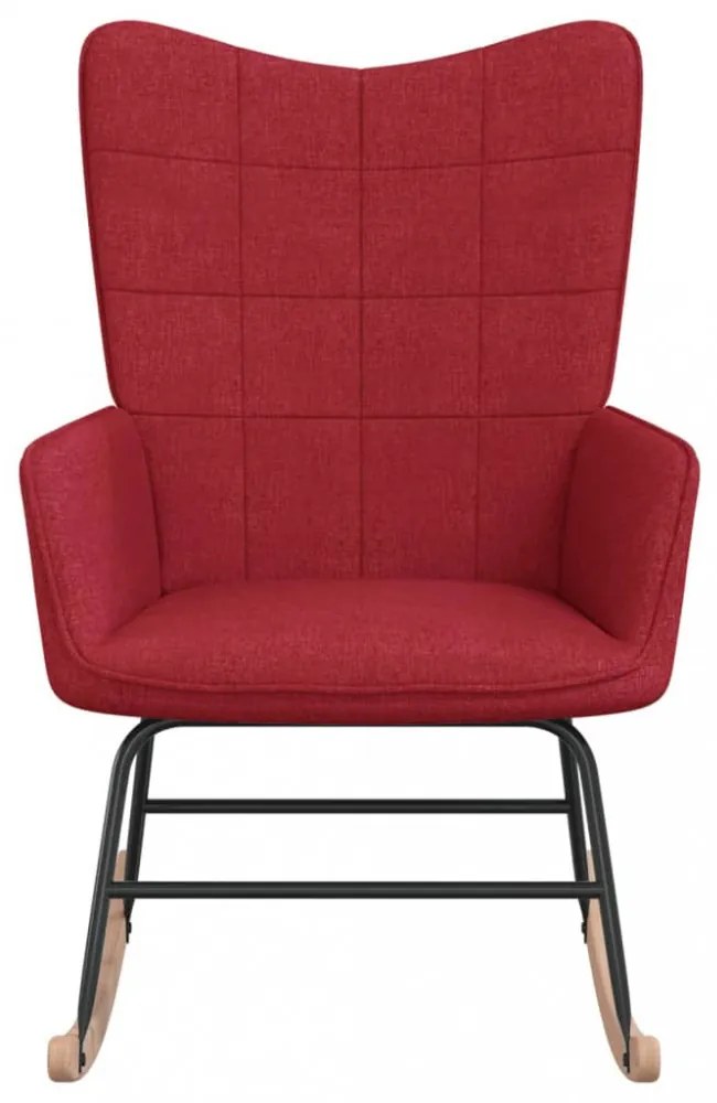 bordó szövet hintaszék