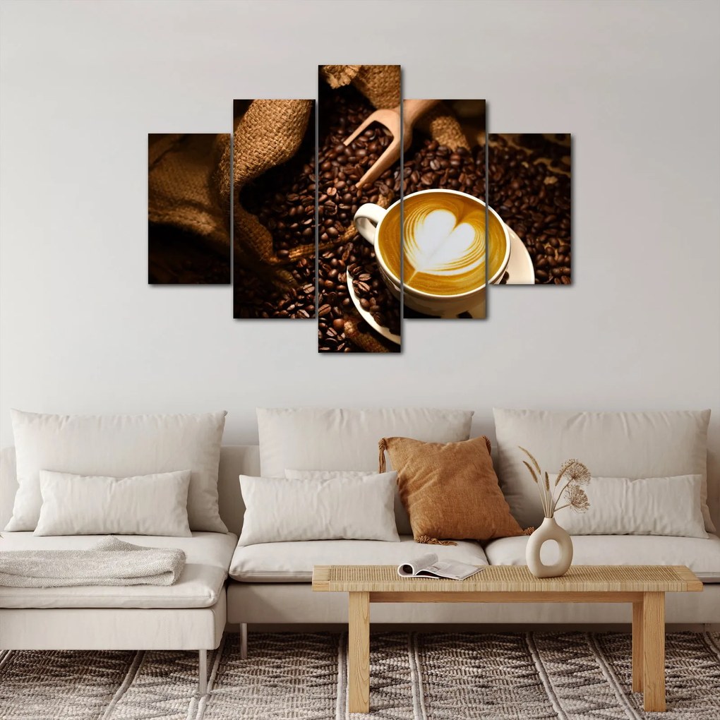 Kép - Egy csésze kávé (150x105 cm)