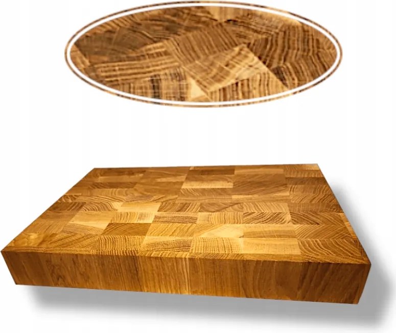 Lakásavató Ajándék Tölgyfa Vágódeszka *vastag* Prémium