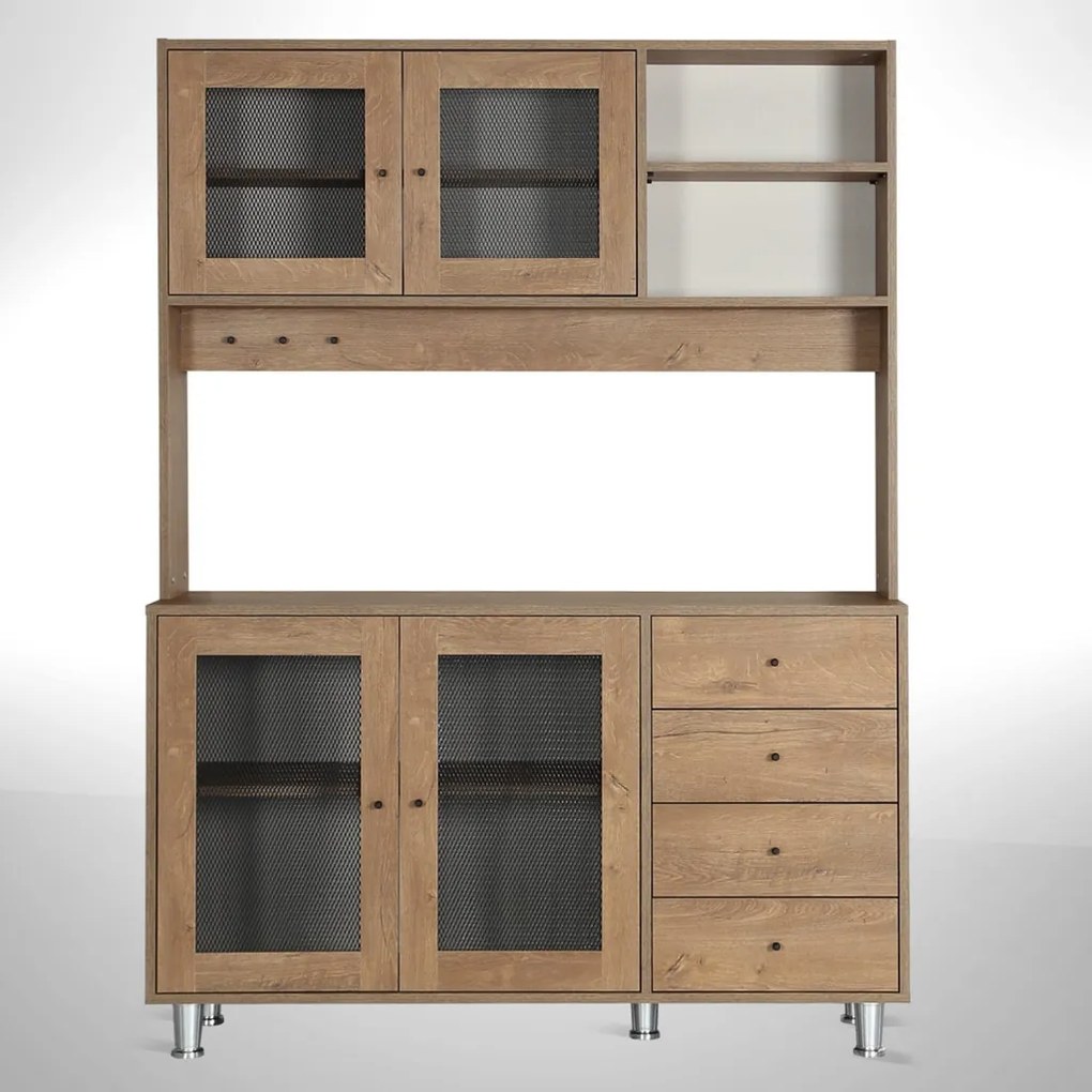 Grano konyhaszekrény, kaukázusi tölgy, 140 cm