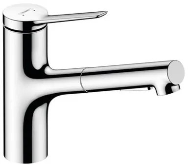 Hansgrohe Zesis mosogató csaptelep kihúzható zuhannyal, 2 áram króm 74800000