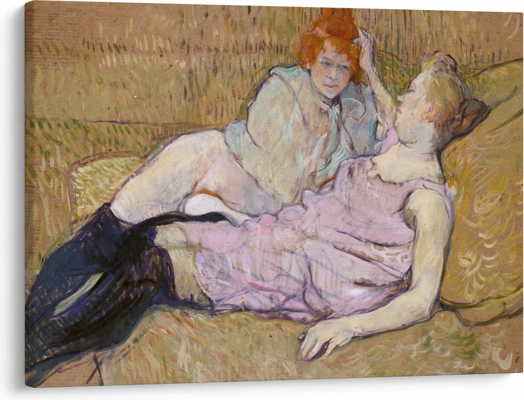 Kép - Henri de Toulouse-Lautrec, The Sofa, reprodukciók (70x50 cm)
