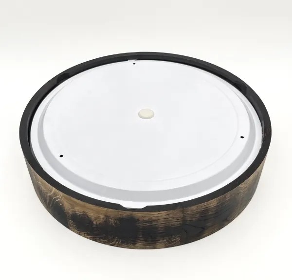 Fürdőszobai mennyezeti lámpa OAK SMOKY 3xE27/15W/230V IP54 37,5 cm tölgy/barna