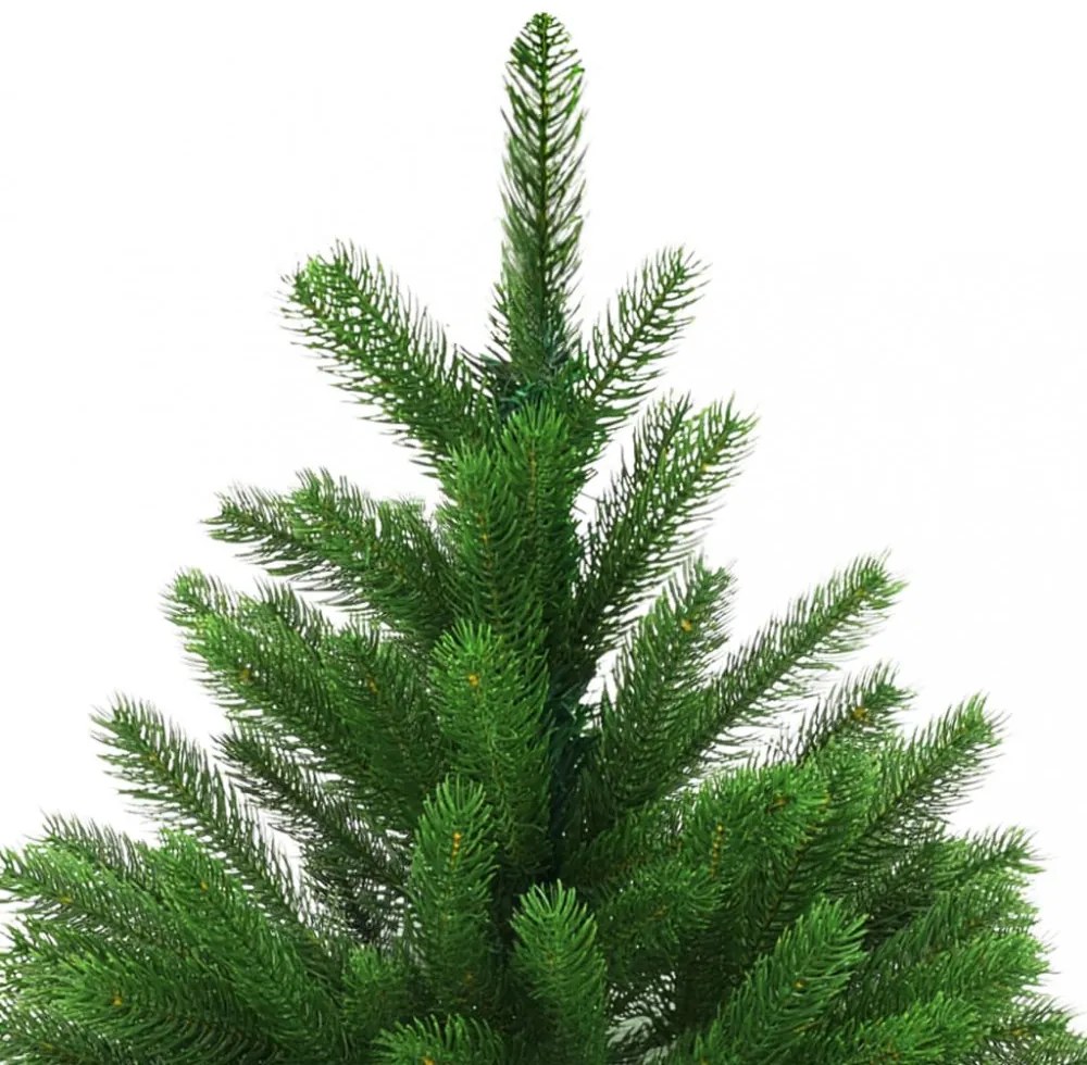 zöld műkarácsonyfa élethű tűlevelekkel 120 cm