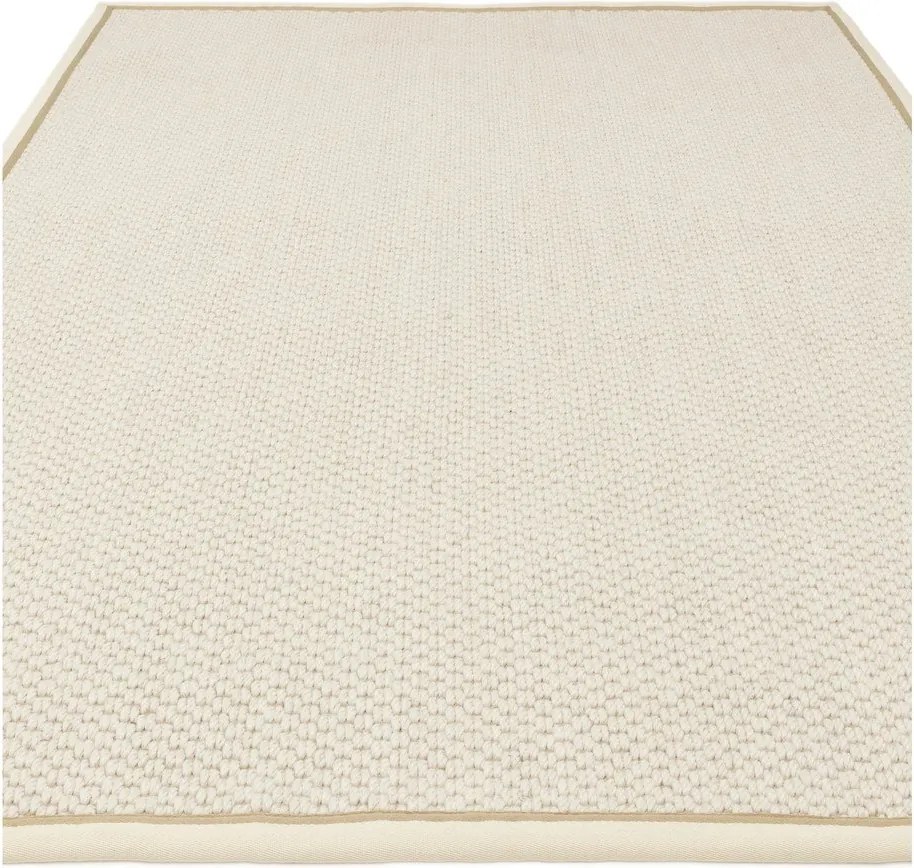 Krémszínű kétoldalas-kézi szövésű gyapjúkeverék szőnyeg 160x240 cm Korra Double Loop – Asiatic Carpets