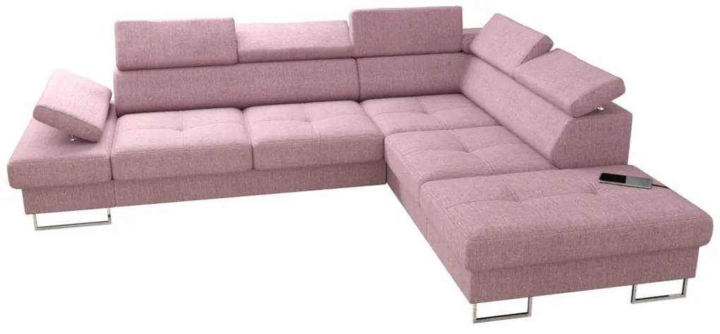 GALAX sarok ülőgarnitúra, 276x95x225, gemma 60, jobb