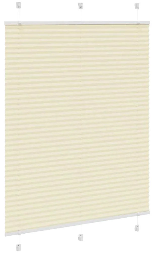 pliszírozott redőny krém 110x150 cm szövetszélesség 109,4 cm
