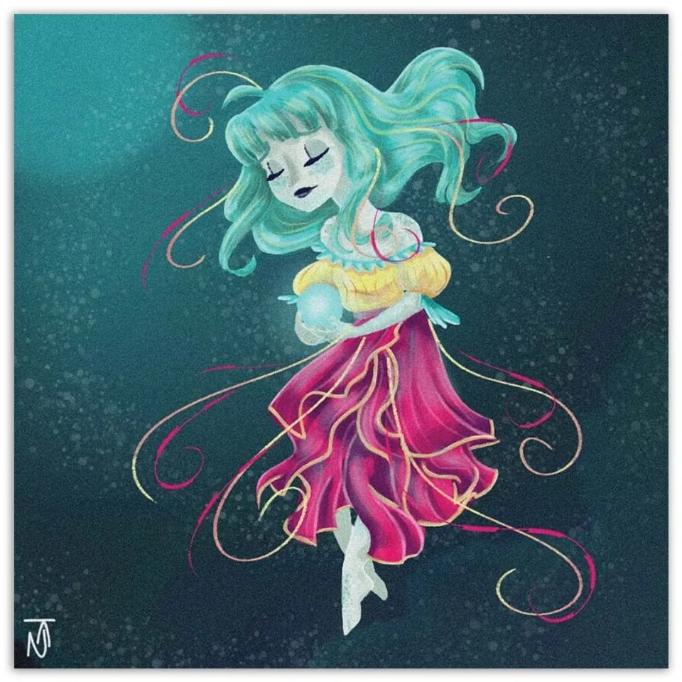 Gario Vászonkép Varázslatos lány - Daniela Herrera Méret: 40 x 40 cm