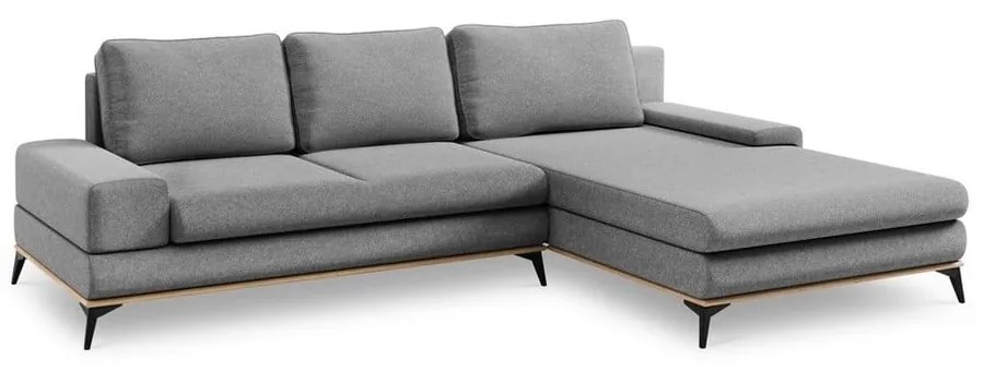 Planet szürke kinyitható sarokkanapé, jobb oldali - Windsor & Co Sofas