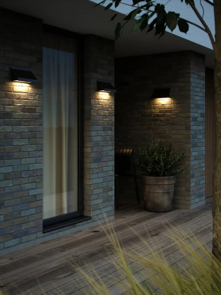 NORDLUX 2418171003 TADAS Modern Kültéri Fali Lámpa Fekete E14 IP54