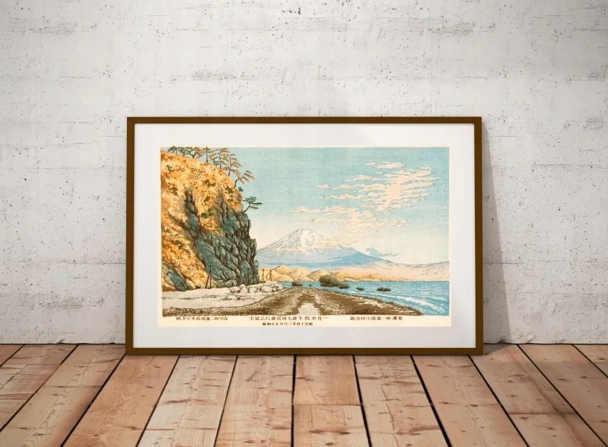 Japan Fa Kobayashi Kiyochika 1881 méret 50x30cm