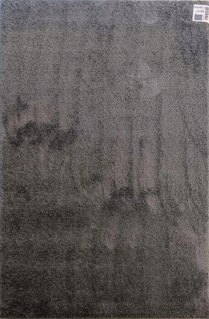 Puha grafit szőnyeg egyszínű,csúszásgátló 133x200cm