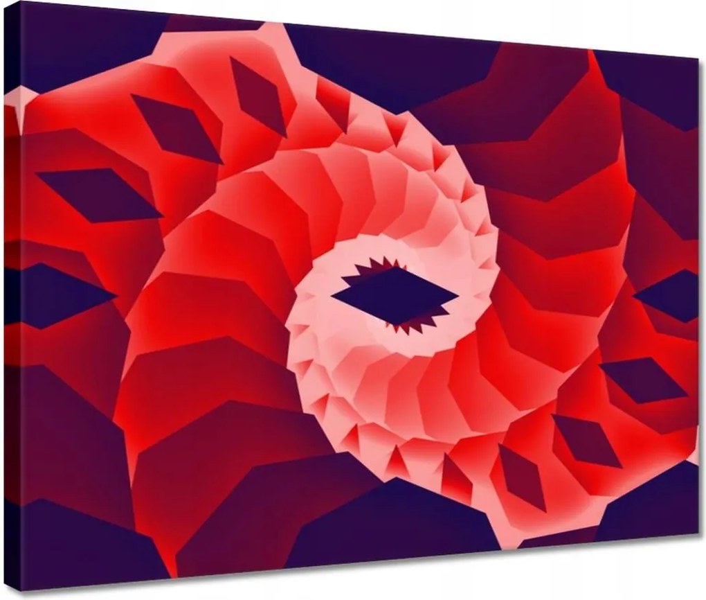 Vászonkép 40x30 Piros kanyar