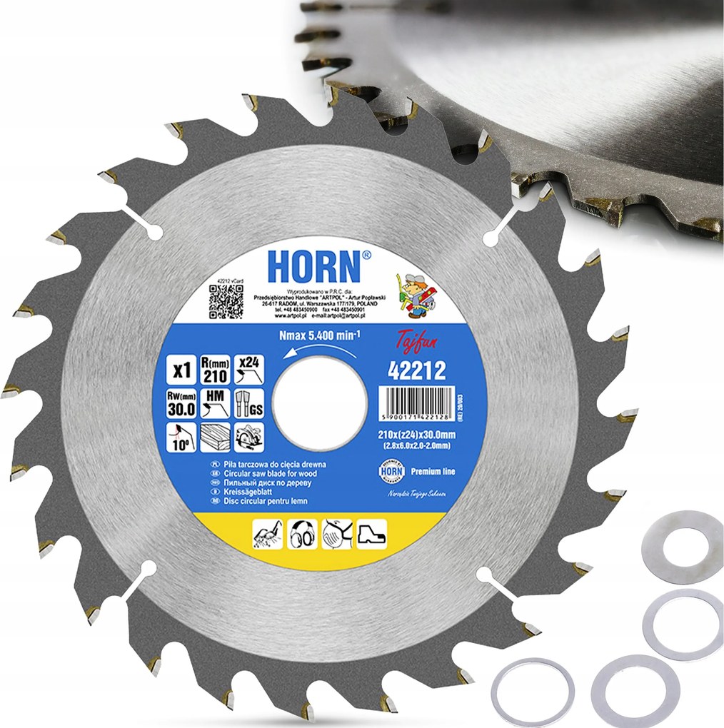Fa Fűrészlap Fához 210x30mm 24 fog Kör Fűrész Fához Vágó