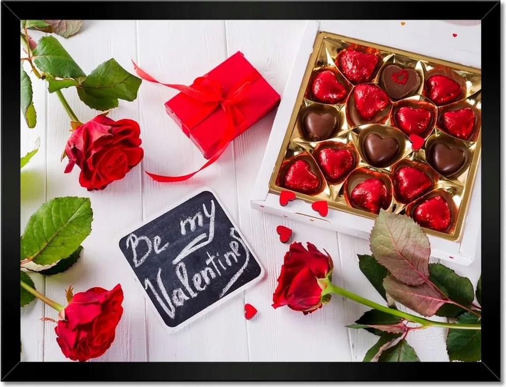 Poszterek keretben 40x30 Nőnap Ajándék Love