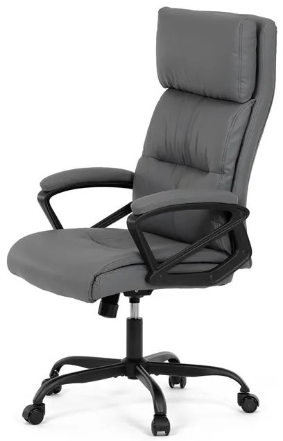 Irodai szék hintamechanikával, szürke műbőr kárpittal. KA-Y346 GREY