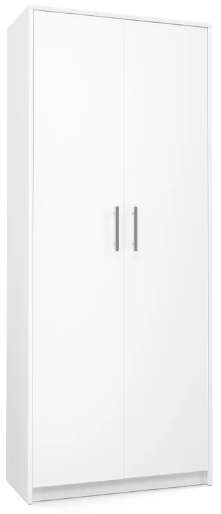 Aldabra Oliv 2D könyvespolc, irodaiszekrény, 74x180x35 cm, antracit-tölgy