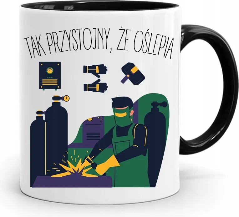 Bögre Fekete Ajándék Olyan Jóképű, Hogy Vakító, fényképes nyomattal