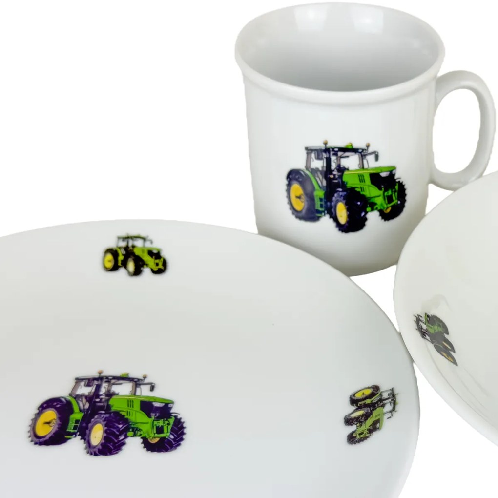 Thun Új traktor 3 db-os gyerek étkészlet