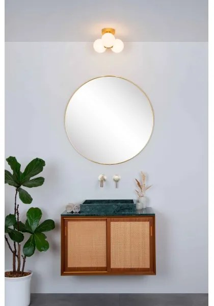 Lucide 74116/03/02 - Fürdőszobai mennyezeti lámpa TRUDY 3xG9/40W/230V IP44 arany