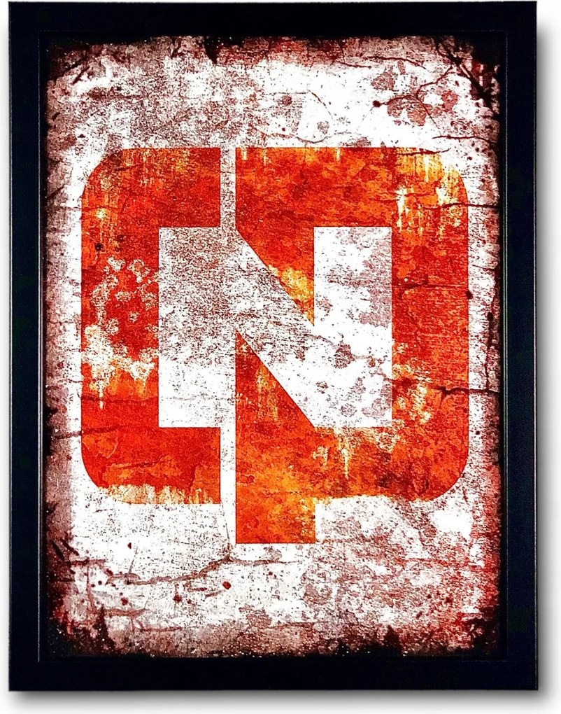 Kép Poszter Cpn Prl Klasszikus Retro Logó Szimbólum Régi Lengyelország Benzinkút