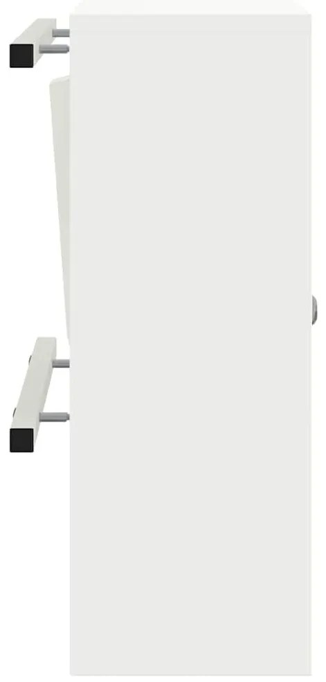 postaláda Fehér 30 x 23 x 55 cm Acél