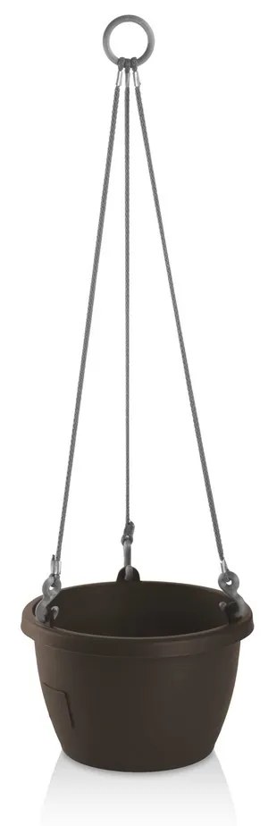 Gardenico Marina önöntöző felakasztható virágtartó barna, átmérő: 25 cm, 25 cm átmérőjű