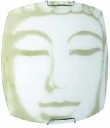 Fali lámpa Massive Buddha üveg fali lámpa 1x60W E27 nagy menetes