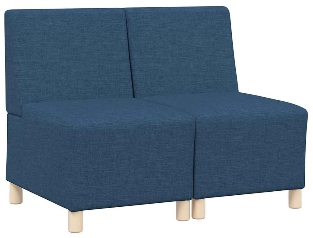Karfa Nélküli Modularis Kanapé Egység 2 pcs Kék 55 x 74 x 82 cm
