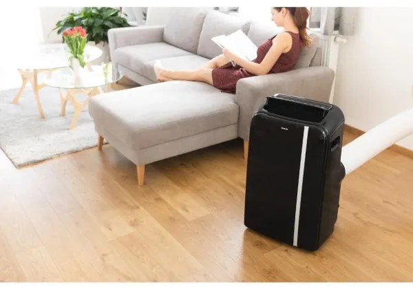 Sencor - Intelligens mobil klíma 3in1 1450W/230V 12000 BTU Wi-Fi fekete + távirányító