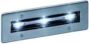 NOVOLUX 305B-L0104H-30 SYNA Kültéri Falba Építhető Lámpa Fehér, Ezüst LED IP68