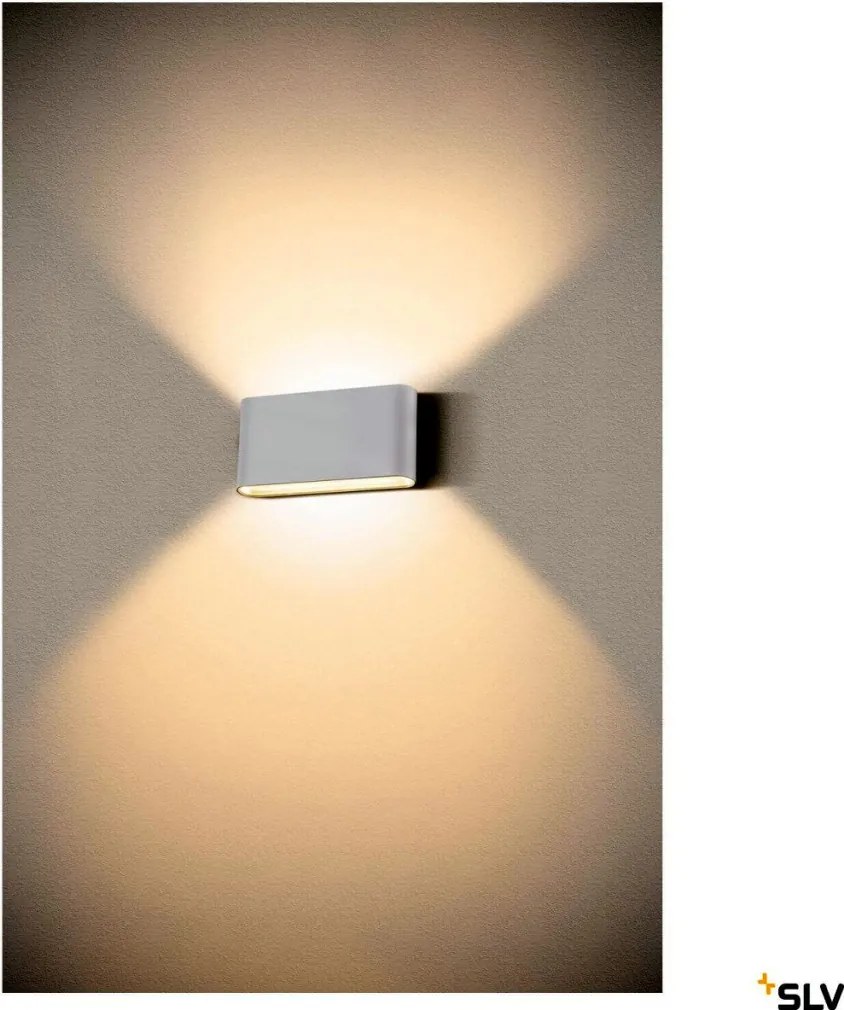 SLV 1007145 OVAL Modern Kültéri Fali Lámpa Fehér LED IP65