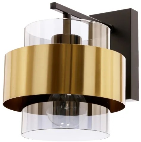 Fali lámpa SPIEGA 1xE27/60W/230V arany/fekete
